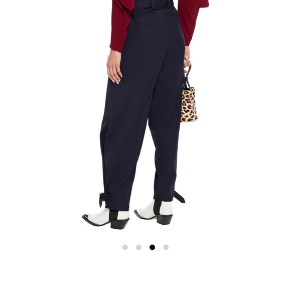 IRO French design house — Draped crepe burgundy top. - Picture 4 of 6